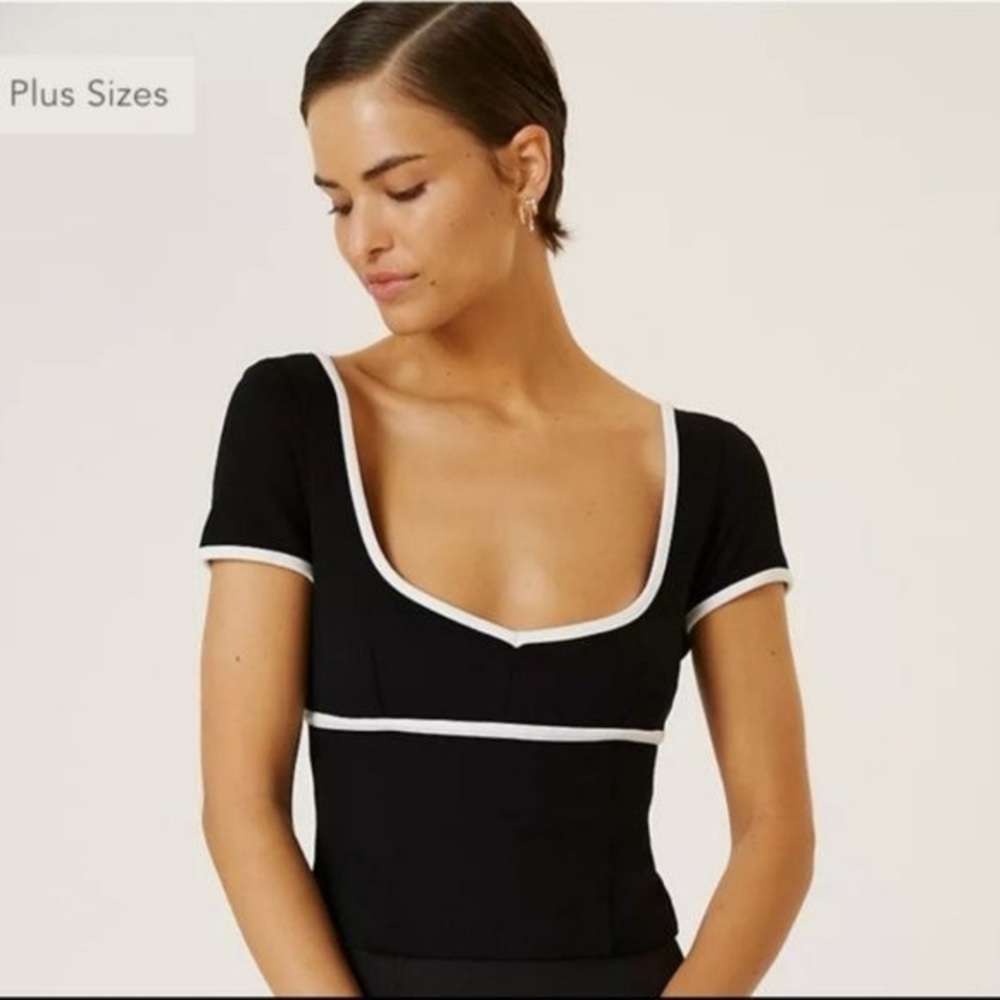 Anthropology MAEVE Sweetheart ponte top